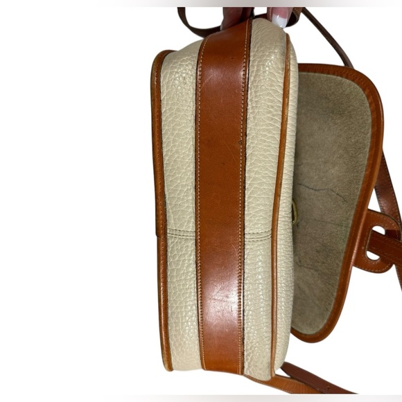 Dooney & Bourke Equestrian R56 Binocular Handbag Vintage Bone/Tan - Picture 7 of 16